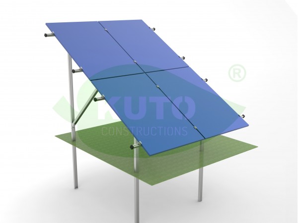 KPO V2 M- 2 Verzinkter Stahl mit Magnelis-Beschichtung  PV Solar Photovoltaik Befestigung