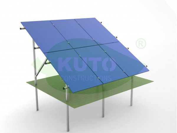 KPO V2 M- 3  Verzinkter Stahl mit Magnelis-Beschichtung  PV Solar Photovoltaik Befestigung 1088