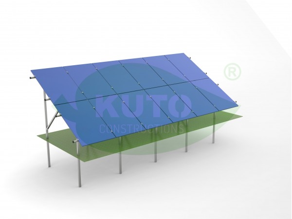 KPO V2 M- 6 Oțel galvanizat cu acoperire Magnelis PV Solar Fotovoltaice Montare 1094