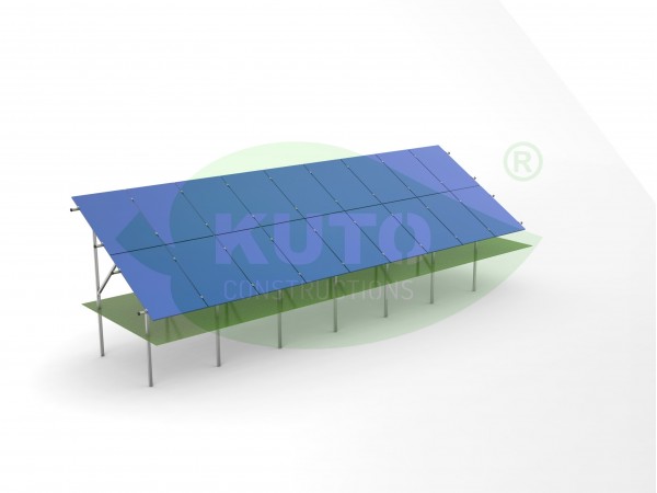 KPO V2 M- 9  Verzinkter Stahl mit Magnelis-Beschichtung  PV Solar Photovoltaik Befestigung 1100