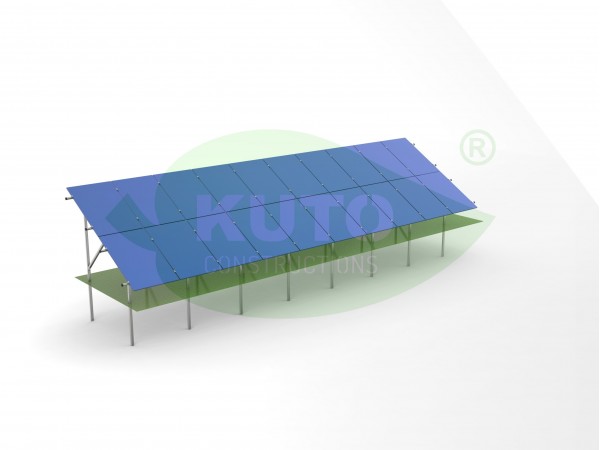 KPO V2 M- 10  Verzinkter Stahl mit Magnelis-Beschichtung  PV Solar Photovoltaik Befestigung 1102