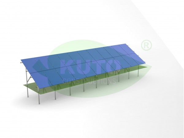 KPO V2 M- 11 Verzinkter Stahl mit Magnelis-Beschichtung  PV Solar Photovoltaik Befestigung