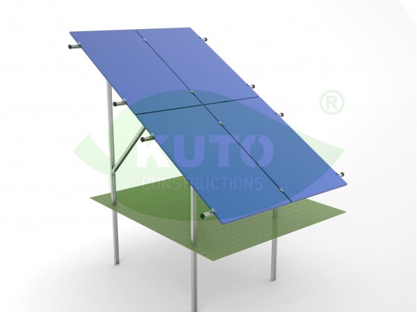 KPO V2 XL- 2 Verzinkter Stahl mit Magnelis-Beschichtung  PV Solar Photovoltaik Befestigung 1116