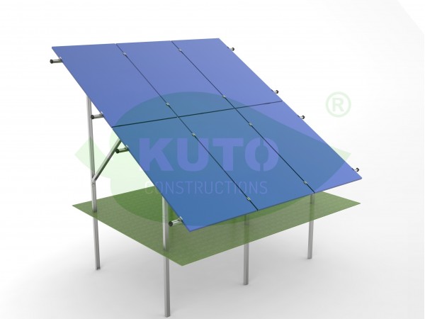 KPO V2 XL- 3 Verzinkter Stahl mit Magnelis-Beschichtung  PV Solar Photovoltaik Befestigung