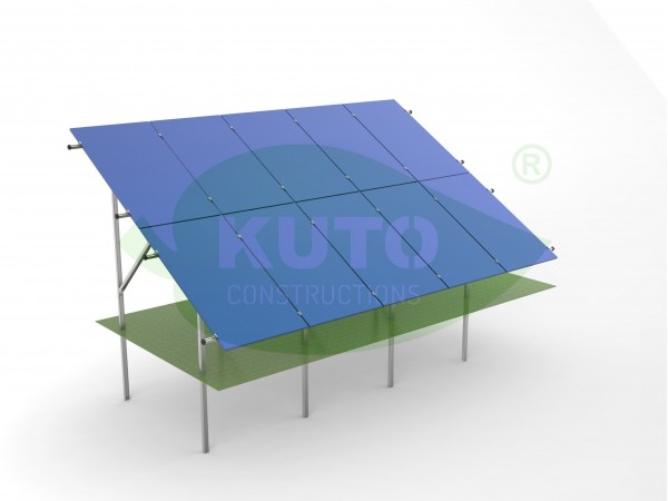 KPO V2 XL- 5 Oțel galvanizat cu acoperire Magnelis PV Solar Fotovoltaice Montare 1122