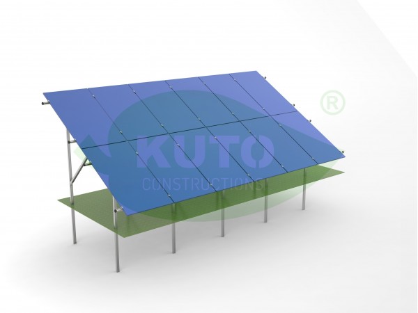 KPO V2 XL- 6 Oțel galvanizat cu acoperire Magnelis PV Solar Fotovoltaice Montare