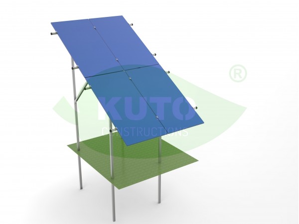 KPO V2 XL TALL- 2 Verzinkter Stahl mit Magnelis-Beschichtung  PV Solar Photovoltaik Befestigung