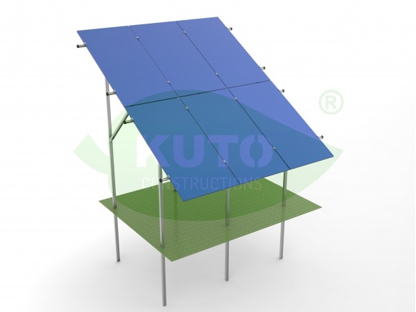KPO V2 XL TALL- 3 Oțel galvanizat cu acoperire Magnelis PV Solar Fotovoltaice Montare