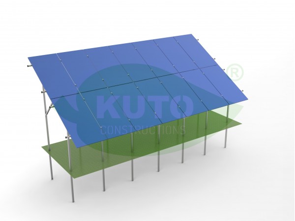 KPO V2 XL TALL- 7 Verzinkter Stahl mit Magnelis-Beschichtung  PV Solar Photovoltaik Befestigung