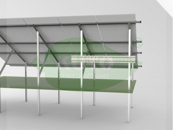 Montageschiene für Wechselrichter  Verzinkter Stahl mit Magnelis-Beschichtung PV Solar Photovoltaik Befestigung 1157